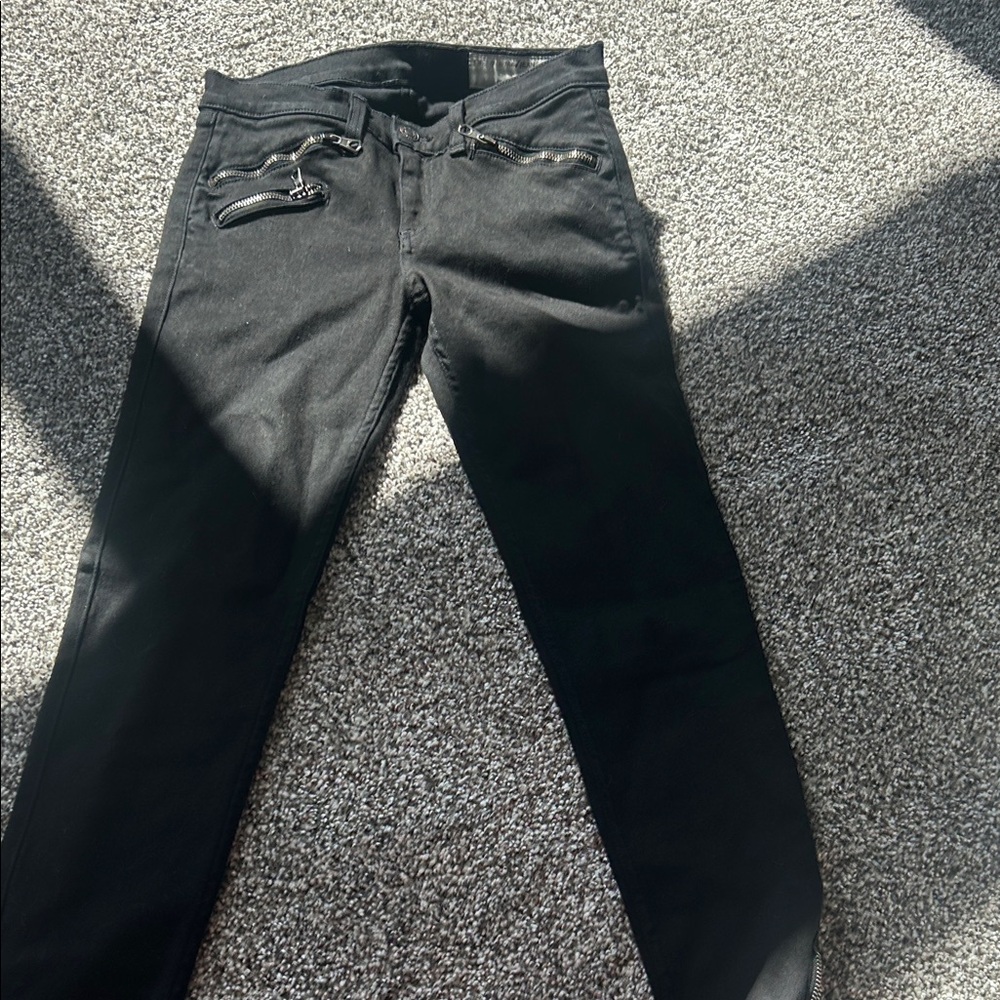 rag & bone Black Skinny Jeans